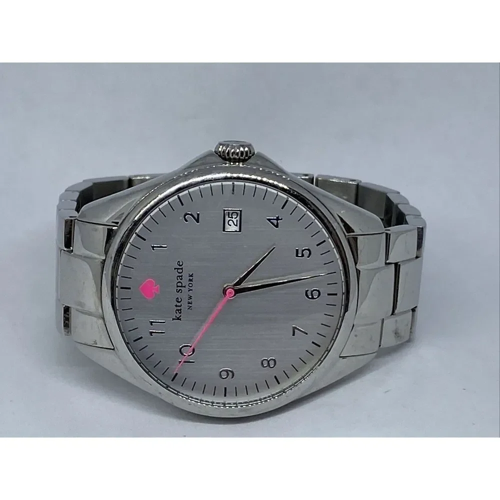 Kate Spade New York 0029 Women's Stainless Steel Silver Analog Dial Watch XX589